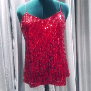 sequin halter top